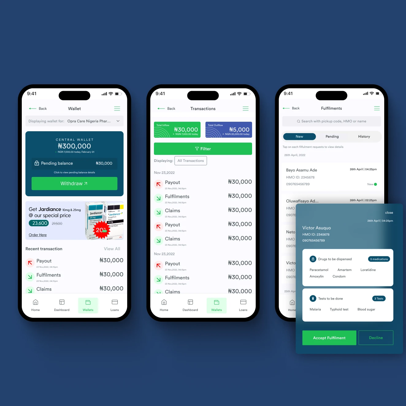 Pick-up Code — Fixing the Pharmacy Payment Loop mockup